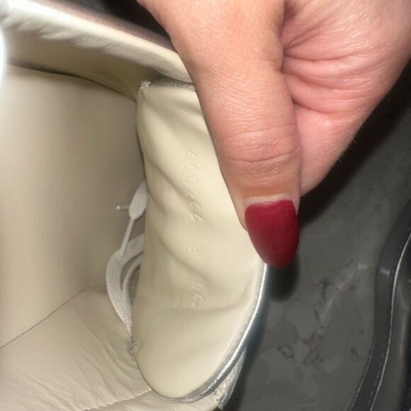 Gucci Ace Metallic Silver Men’s Shoes - Picture 7 of 10